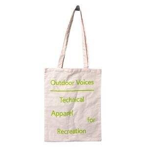 Outdoor Voices Canvas Tote Bag Scottsdale Errands Gym Sustainable 13x18 13' drop